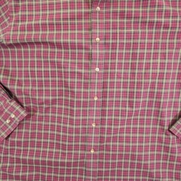 LL Bean Men’s Wrinkle Resistant Long Sleeve Plaid Sport Shirt - XXL - 218573 - Picture 4 of 16